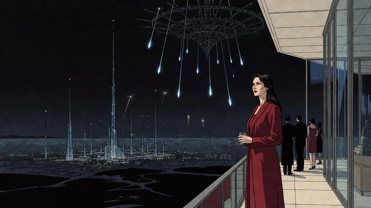 Painted frame: The governor’s rockets